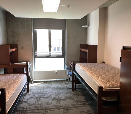 Double room in Residence Halls