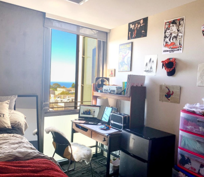 Single room in Residence Halls